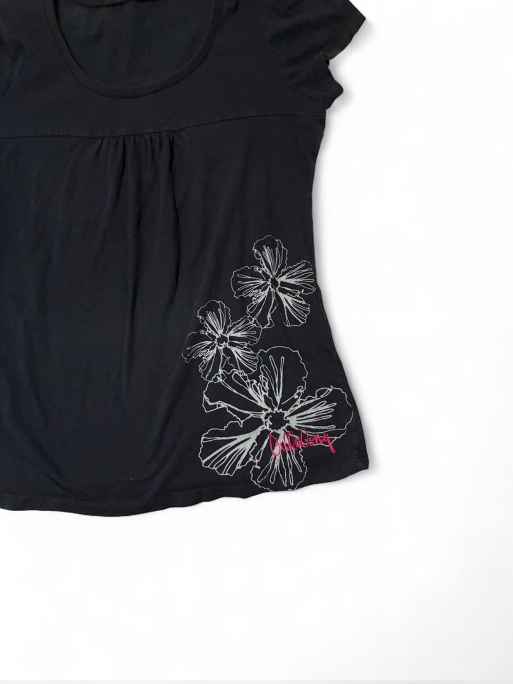 🪷Black billabong babydoll top - Picture 3 of 3